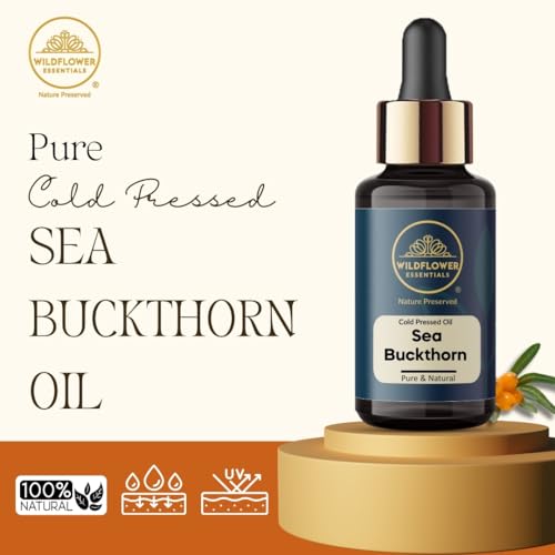 Image of Sea Buckthorn Oil Cold Pressed Rich in Omega 3,6,7,9 for Face Skin Hair & Body Hydration Pure & Natural (30ml)