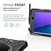 BRAECN for Galaxy Tab Active 2 Case,Heavy Duty Shockproof Case with 360 Degree Rotating Handle Hand Strap/Kickstand and Carrying Shoulder Strap for Samsung Tab Active 2 8.0 Inch 2017 Tablet-Black