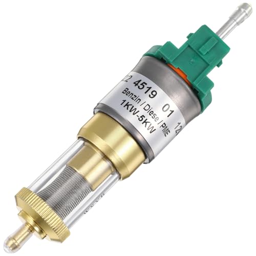 ZUNOXAZ Bomba de Calefacción de 12v para Vehículos Bomba Dosificadora de Aceite Filtro Integrado de Gasolina para Calefactor de Estacionamiento Suministro de Combustible