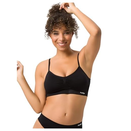 BeeDees Damen Bustier Comfee Strap Top schwarz | 36/38