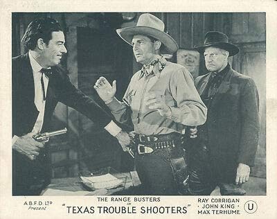 Texas Trouble Shooters Original Lobby Card Ray Corrigan John King Max Terhume