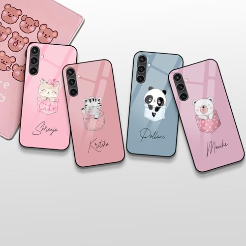Image of COLORflow Back Cover Compatible with Samsung Galaxy S23 FE 5G | Cute Pocket Cartoons Color Customized | Shockproof TPU Bumper with Camera Protection Back Cover Compatible with Samsung Galaxy S23 FE 5G