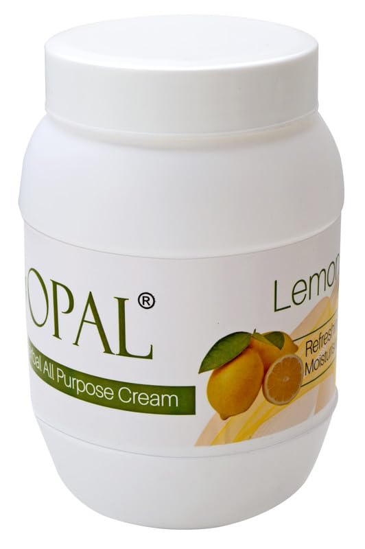 Image of OPAL Herbal All Purpose Cream - Lemon for Deep Nourishing & Refreshing Moisturizing Cream - Hydrating & Revitalizing Skin Care Cream All Skin Types (800g)