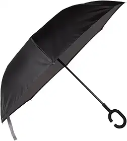 Mor - Guarda-Chuva Invertido Preto e Cinza