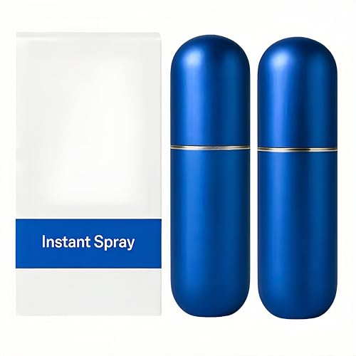 Spray instantáneo para hombres de larga duración, spray retardante, fórmula natural, potencia la confianza, 6 ml (2Piezas)