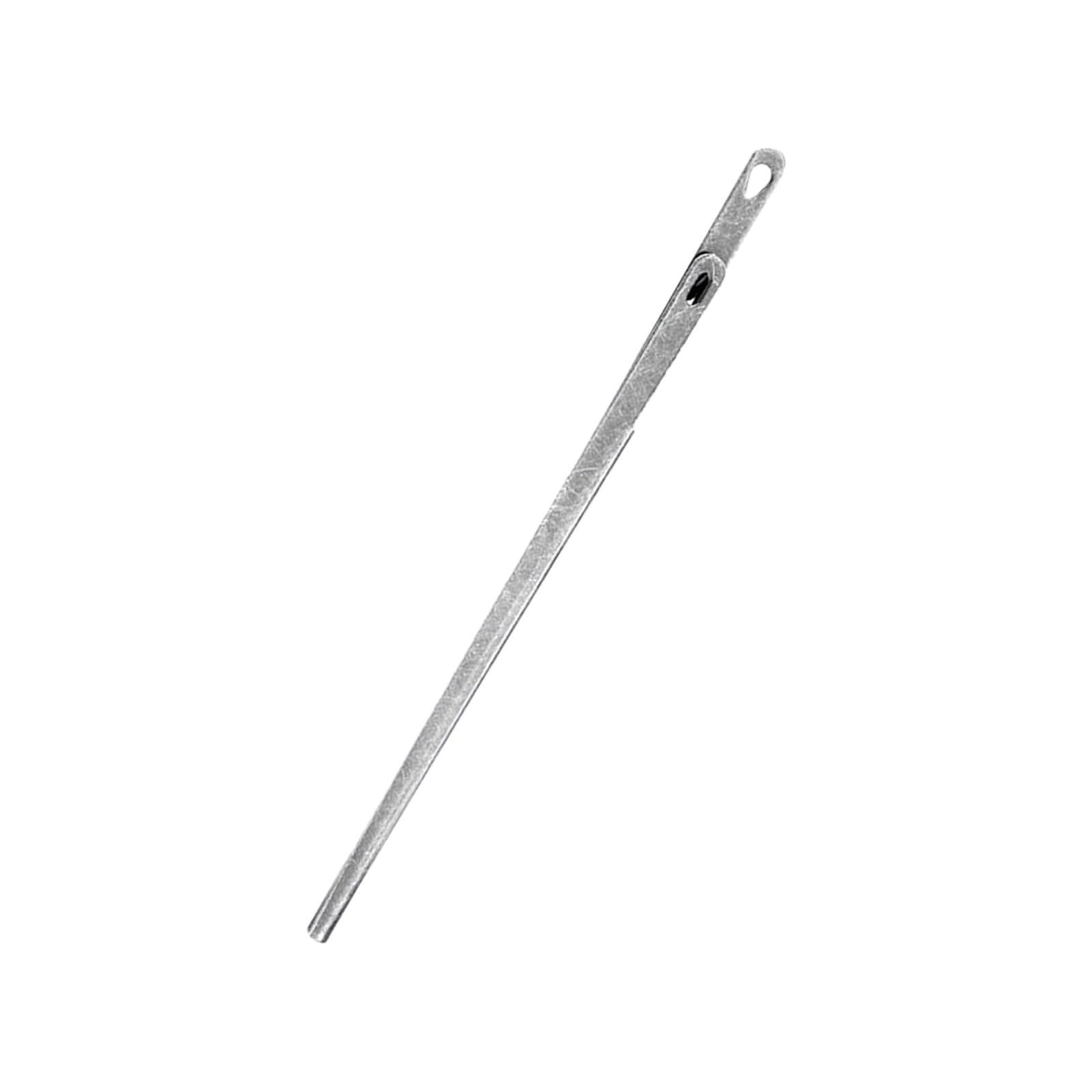 Lerpwige Double Eye Leather Stitching Alloy Construction Needle for Costumes Making and Repairs Handmade Leather Stitching Needle