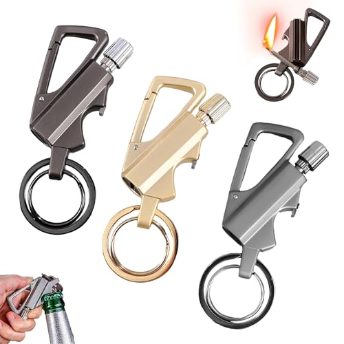 3 Permanent Match Infinity Lighter 3-in-1 Keychain Bottle Opener Igniter Reusable Unlimited Lighter Waterproof Matches Outdoor Survival Permanent Igniter