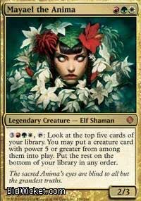 Magic: The Gathering – Mayael L'Anima (Mayael The Anima) – Carta Mythic Rare, Set Shards Of Alara