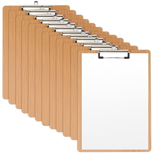 Planchettes à pince A4 JEUIHAU en bois durable de qualité supérieure pour le travail