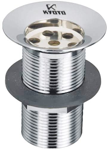 KYOTO Full Thread Waste Coupling 9.5 X 7 CM BODY Stainless Steel BRASS NUTT Wash Basin Drain Outlet / Washbasin Jali / Waste Coupling For Wash Basin ( PACK OF 1 PC ) (B09FLYV632) Amazon Price History, Amazon Price Tracker
