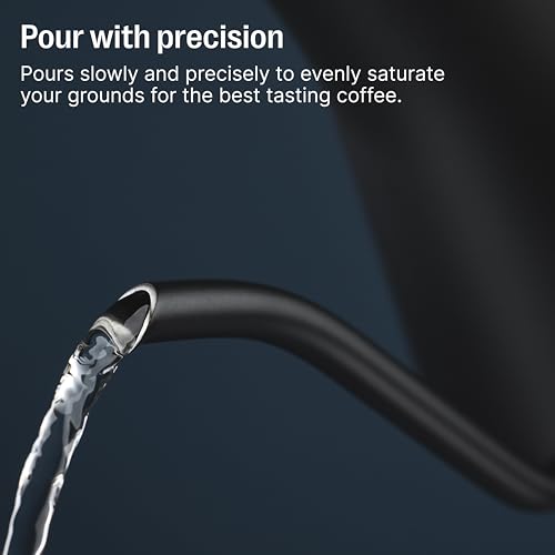 Fellow Stagg EKG Pro Electric Gooseneck Kettle – Precise Temperature Control, Quick Heating, Brew Timer, Scheduling, Stainless Steel, Pour-Over Coffee - 0.9L, Matte Black by Fellow - Image 7