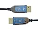 PremiumCord Optisches 8K DisplayPort 1.4 Kabel M/M 25m, Stecker auf Stecker, 32,4Gbps, Video 8K@60Hz, 5K@60Hz, 4K@60Hz 2160p, Vergoldete Anschlüsse, Blau/Schwarz