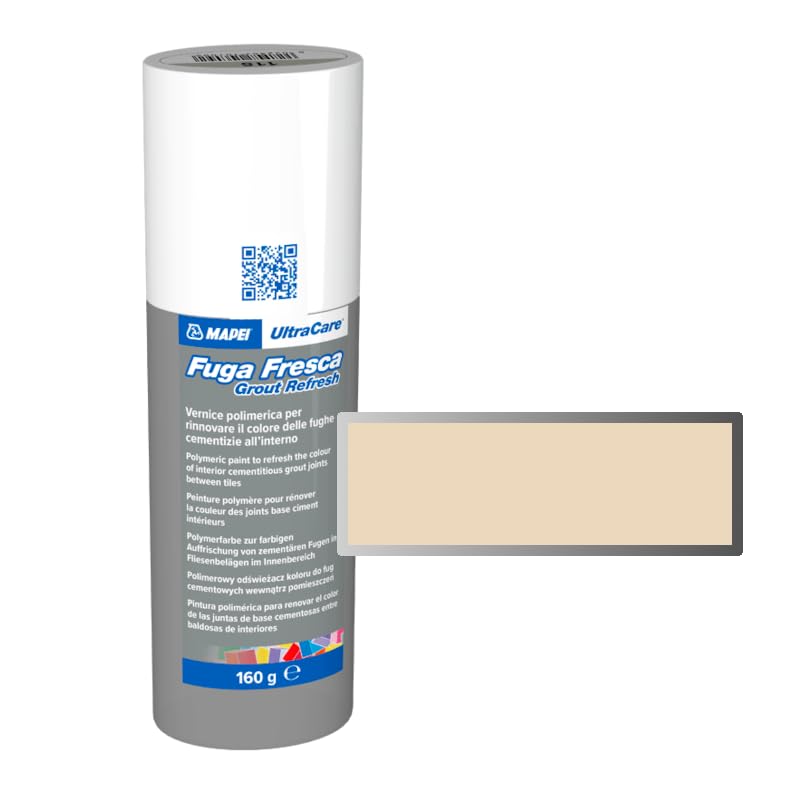 Ultracare FUGA Fresca Fresh Escape 132 Beige 2000 Polymer Paint to Renew The Color of Cement Joints Bottle 160 gr.
