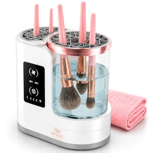 BRISEL 3-in-1 Electric Makeup Brush Cleaner and Dryer