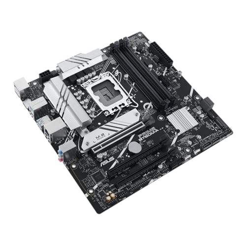 PRIME B760M-A-CSM Scheda madre mATX Intel LGA 1700, PCIe 4.0, DDR5, 2slot M.2, Ethernet Realtek 2.5Gb, Wi-Fi 6, DisplayPort, 2 HDMI, SATA 6 Gbps, USB 3.2 Gen 2 e Type-C, Aura Sync - Scheda madre - Immagine 4