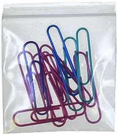 3" x 3" 6 Mil Clear Heavy-Duty Clear Strong Resealable Plastic Zipper Bags for Packing, Storage, Tools, Crafts, and Office Supplies - sku: r33-6mil-100