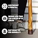 Brazos Rustic Wood Walking Cane, Twisted Hickory, Traditional Style Handle, for Men & Women, Made in the USA, 37