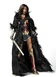 ZSMD 1/6 Black Wonder Woman Cloak Long Coat F - Reloj de mujer (capa larga, 30,5 cm)