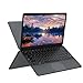Amita 11" 2-in-1 Touchscreen Rosa Laptop, N100 Quad-Core Prozessor, 16GB RAM 512GB SSD, Gesichtserkennung, FHD IPS, 360° Klappbar (Grau, 16GB RAM | 512GB SSD)