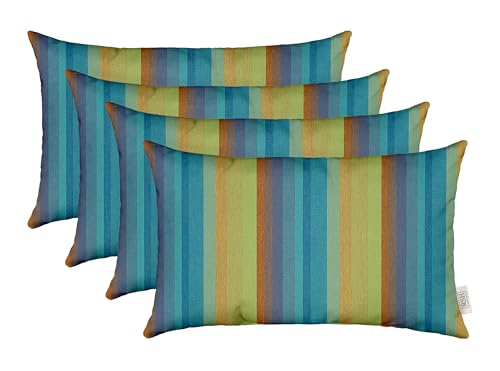 image for RSH DECOR: Sunbrella Lumbar Throw Pillows Set of 4 | 20