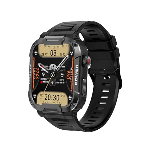 ⌚【 Più occasioni】- Touch screen HD grande, batteria da 400 mAh. La custodia in acciaio inossidabile di alta qualità è abbinata a un cinturino in silicone e il quadrante è robusto e resistente, con un corpo ultrasottifuso per una vestibilità comoda. Specchio di vetro minerale, alta trasparenza, resistente all'usura, resistente ai graffi, di lunga durata. È molto adatto per varie occasioni come tempo libero, lavoro, affari, incontri, sport ecc.