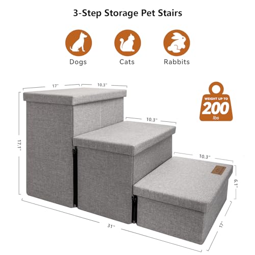 Zerbuger ZBUS1MDCWBG43P-01 Dog Stairs, Dog Steps thumb #2