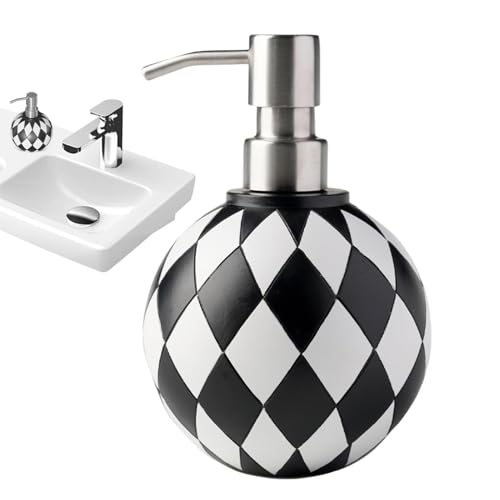Dispensador de jabón de mano - Contenedor de loción Botella Bomba, Dispensador de Bañera Moderno | Dispensador de Baño Con Bomba De Acero inoxidable, Dispensador de jabón Lo