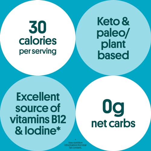 Gimme Seaweed - Sea Salt - Organic Roasted Seaweed Sheets - Keto, Vegan, Gluten Free - Great Source of Iodine & Omega 3’s - Healthy On-The-Go Snack for Kids Adults 4 Count