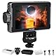 VILTROX DC-550 5,5 Touchscreen DSLR Kamera Feldmonitor, 1200 Nits High-Bright, 4K HDMI-EIN- und Ausgang, mit Akku/Sonnenschutz, 3D LUT, Fokusassistent, Wellenform für Nikon Sony Canon DSLR-Kameras