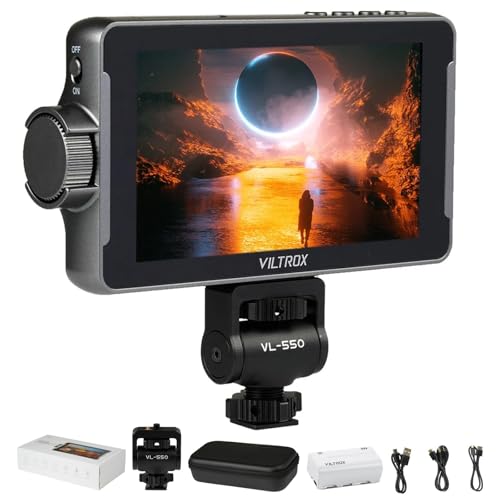 付属品完備 VILTROX DC-550 タッチ式カメラ外部モニター 41XX4TlSJYL.jpg