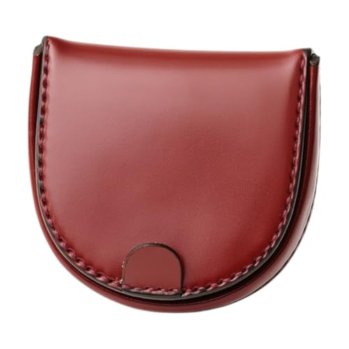 SOMES 馬蹄型 コインケース (ダークブラウン) HV-28 [ソメスサドル 北海道 砂川市 12260727-b] メンズ レディース 財布 さいふ サイフ ウォレット 小銭入れ 丸型 本革 レザー コードバン ふるさと納税