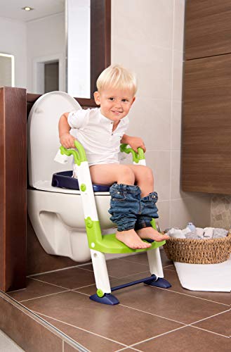 Rotho Babydesign Kidskit 3-in-1 Toilettrainer met trapje, 18-36 maanden, afmetingen opgevouwen (l x b x h): 41,5 x 25 x… - Afbeelding 4