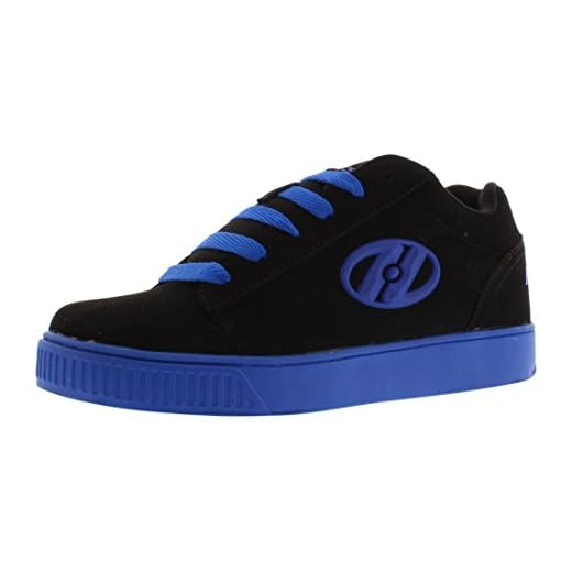 Heelys baby-boys Straight Up Skate Shoe, Black Royal, 8 M US Big Kid