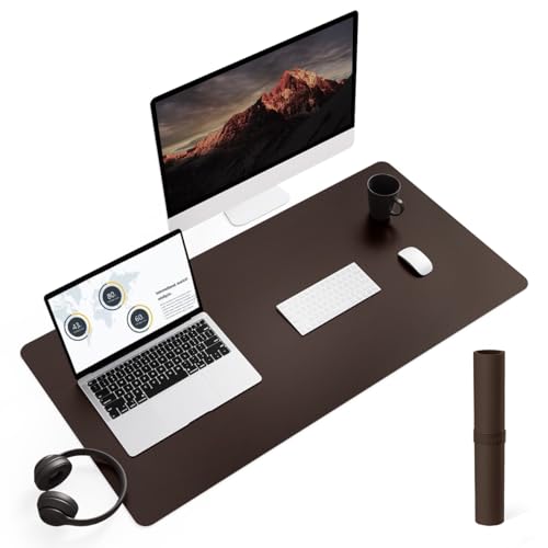 YSAGi Non-Slip Leather Desk Pad L Size