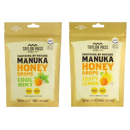 Taylor Pass Mānuka Honey Drops UMF 10+ Menta y Limón miniatura 1