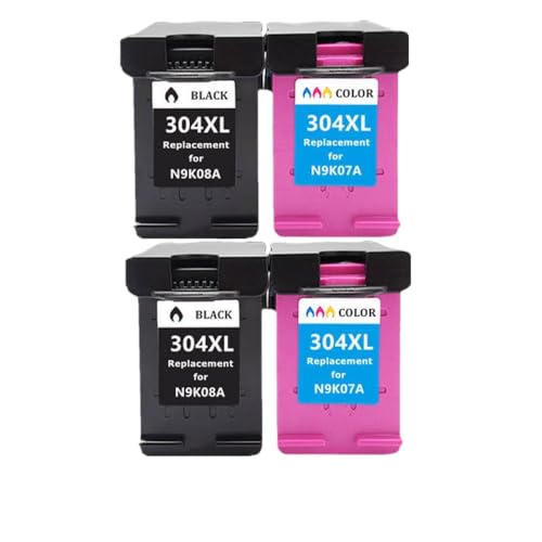 Cartouche 304XL compatible pour imprimer sans interruption sur Deskjet 3700