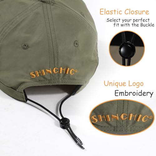 Image of Mens Waterproof Baseball Cap Womens Rain Hat Quick Dry Running Hat with Sweatband Outdoor Golf Breathable Sports Cap