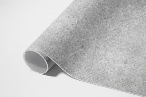 Tapis du sol vinyle 80x120 cm rectangle béton anti-décoloration balcon - 6