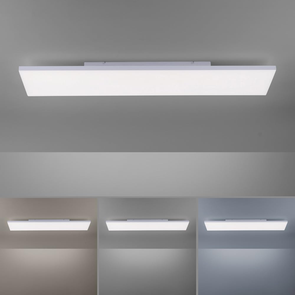 Paul Neuhaus LED Deckenleuchte 100x25cm, dimmbar Fernbedienung CCT | dimmbar, Fernbedienung, CCT, Lichttemperaturwechsel