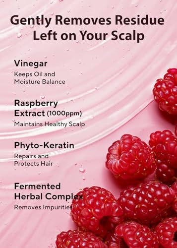 AâPIEU Raspberry Vinegar Hair Shampoo - Dandruff & Clarifying Shampoo with Scalp Treatment. Balances pH, Removes Buildup, Soothes Scalp. Korean Hair Care. 16.9 fl.oz - Image 5