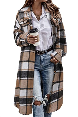 CHICZONE Womens Casual Lapel Button Down Long...