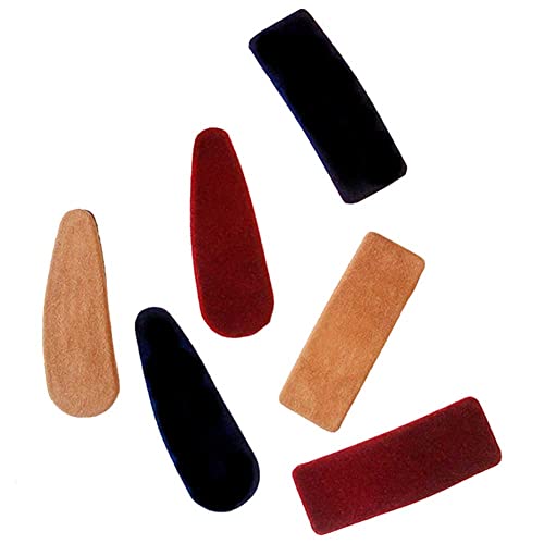 Barrettes en velours pour femmes et filles : lot de 6 accessoires de coiffure simples