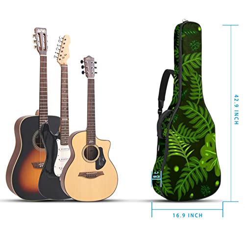 Housse de transport étanche pour guitare avec bandoulière réglable – Plantes tropicales, fleurs, feuilles, Multicolore… - Les Beatles, Paul McCartney, John Lennon, RIngo Starr, George Harrison Housse de transport étanche pour guitare avec bandoulière réglable - Plantes tropicales, fleurs, feuilles, Multicolore… – Image 6