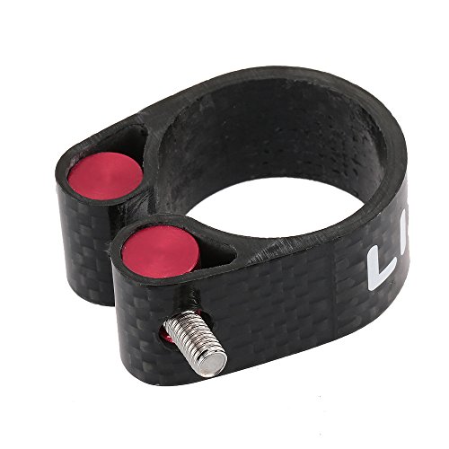 Braçadeira de espigão de selim, Romacci Braçadeira de espigão de selim de fibra de carbono 30,2 mm 3