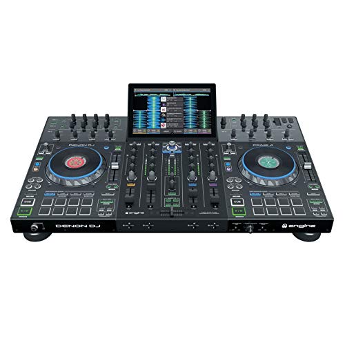 Controlador DJ sin ordenador Prime 4 de Denon reproductor de medios todo en uno