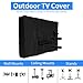 Rinling Outdoor TV Cover, Waterproof 600D TV Screen Protector for Outside LED LCD OLED Flat Screen（55