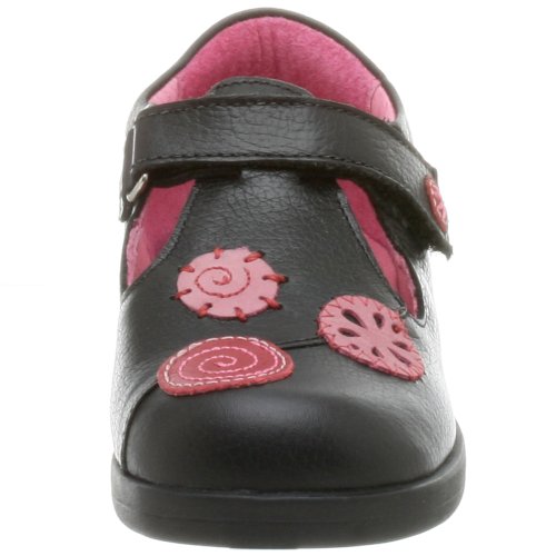 umi Toddler/Little Kid Gingersnap Hook-And-Loop T-strap,Black,28 EU (US Little Kid 10.5 M)2