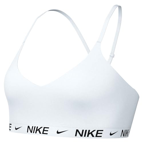 Nike Damen Df Indy LGT Sport-BH White/Black M