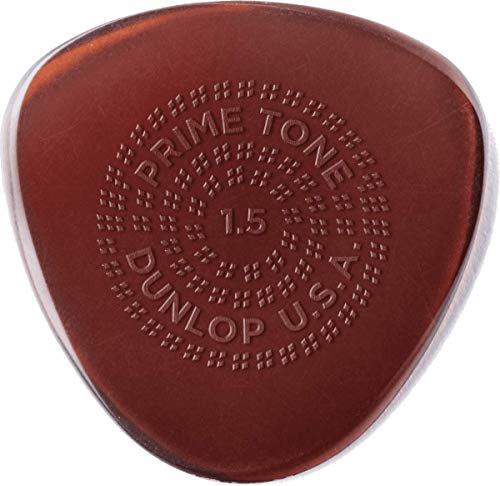 Jim Dunlop Dunlop Primetone Semi-Round Grip 1.5mm Sculpted Plectra Guitar Pick-3 Pack (514P1.5)
