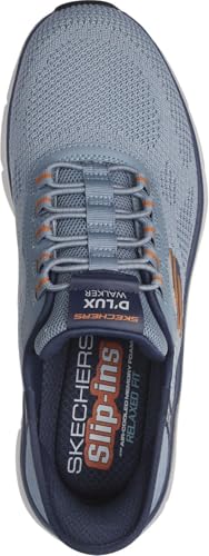 Skechers - Mens Rf: D'Lux Walker 2.0 - Rezinate Slip On Shoes, Color Slate, Size: 7 XW US2